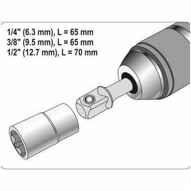 Adapterių komplektas 3 vnt. 2