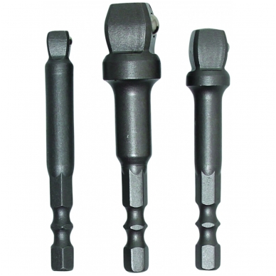 Adapterių rinkinys su šarnyrais 1/4"(6,3 mm)