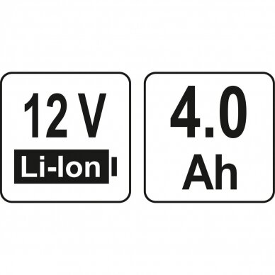 Akumuliatorius LI- ION/12V 4,0AH 2