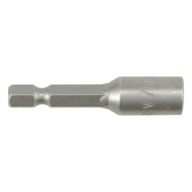 Antgalis -galvutė magnetinė CR-V, 1/4" 7x48mm.