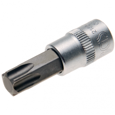 Antgalis įpresuotas į galvutę (1/4") T-Star (Torx) T50