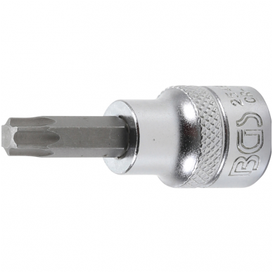 Antgalis įpresuotas į galvutę (3/8") T-Star (Torx) T30