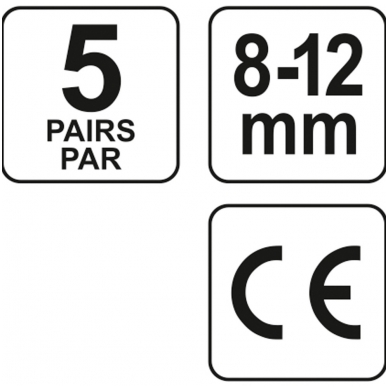 Ausų kamšteliai silikoniniai 22dB (5 poros) 3