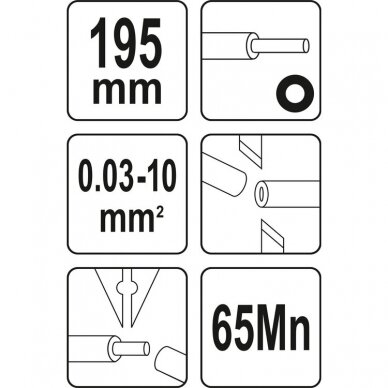 Automatinės izoliacinės replės 0.03-10mm²  2