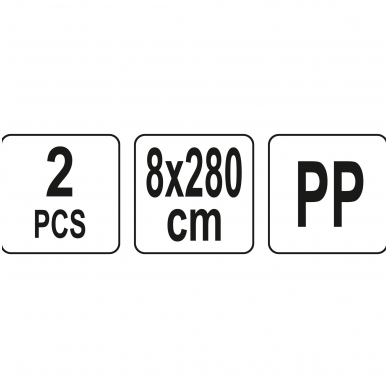 Baldų nešimo diržai - 8-280 cm - 2 vnt 5