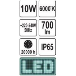 COB LED lempa su stovu 10W, 700 Liumenų 2