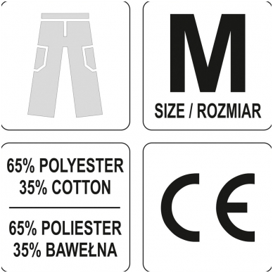 Darbinės kelnės M dydis 2