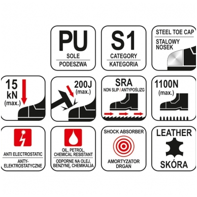 Darbiniai batai su auliukais 47 dydis 3