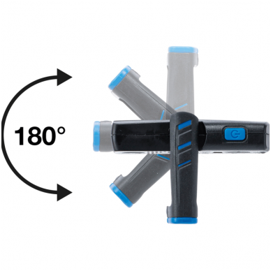 Darbo lempa COB LED su magnetu ir kabliu sulankstoma su belaidžio įkrovimo funkcija 4