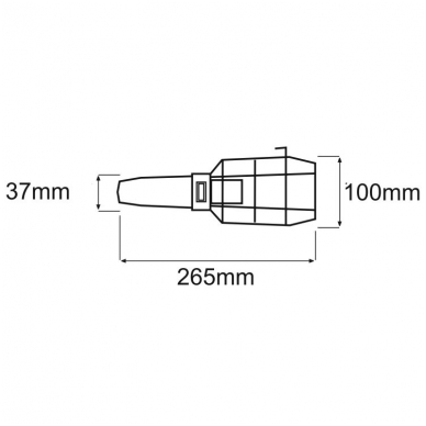 Darbo lempa "Practic" 230V, 100W 3