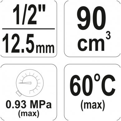 Drėgmės filtras su reguliatoriumi ir manometru 1/2" 1