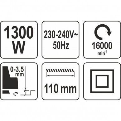 Elektrinis oblius 110mm. / 1300W 4