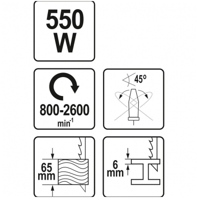 Elektrinis siaurapjūklis 550W 6