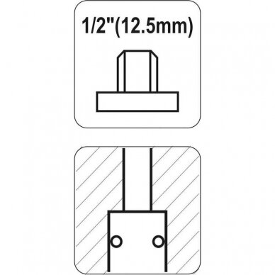 Greita jungtis 1/2" lizdas (išorinis) 2