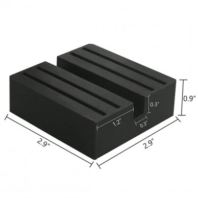 Guminis padas - pagalvėlė, auto keltuvams 1