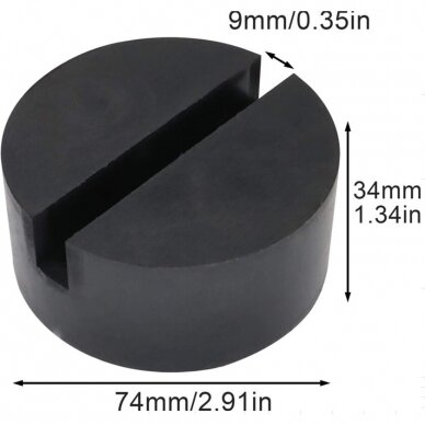 Guminis padas - pagalvėlė, auto keltuvams