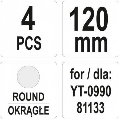 Kaltai pneumatiniams plaktukams - 4 vnt. 3