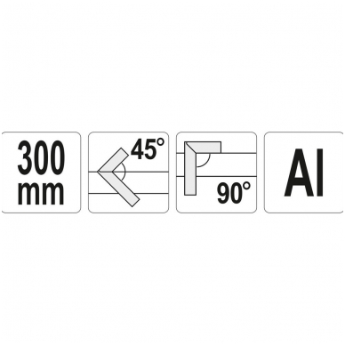 Kampainis aliuminis 300 mm 2