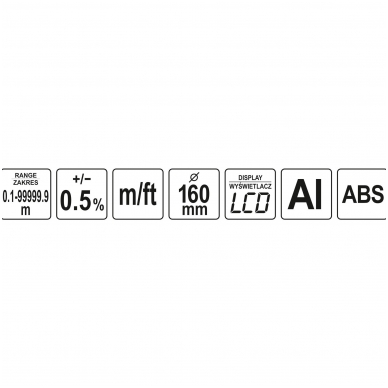 Keliamatis-odometras 0,1 - 10000m 4