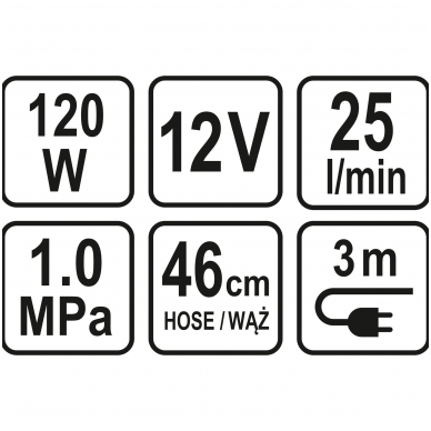 Kompresorius automobilinis-12V - 120W 5