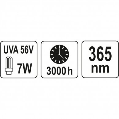 Lemputė nuo vabzdžių UVA 56V/7W 67012, 67013, 67014 lempoms 4