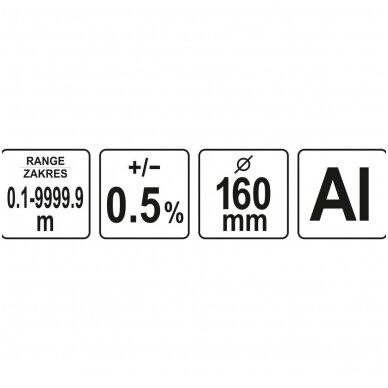 Matavimo ratas keliamatis/odometras 0,1 - 10000m. 4