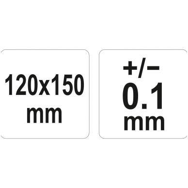 Matlankis su liniuote -150x120 mm 4