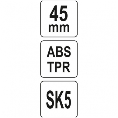 Peilis su apvalia geležte  45mm. 5