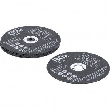 Pjovimo diskų rinkinys,  nerūdijančiam plienui Ø 75 x 1,0 x 10mm. 5vnt. 1