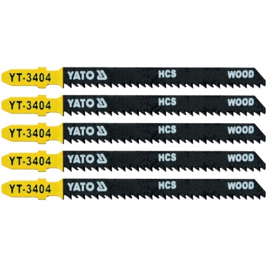 Pjūkliukas siaurapjūkliui 5vnt. 10TPI / 2.5mm (švaraus pjovimo, medis)