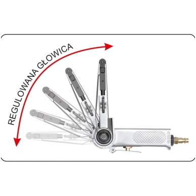 Pneumatinis juostinis šlifuoklis 10 X 330mm 2