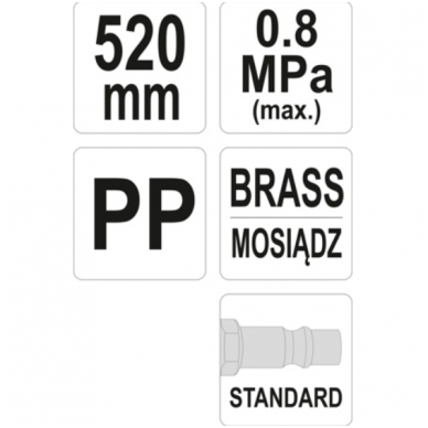 Praputėjas labai ilgas - 520 mm 1