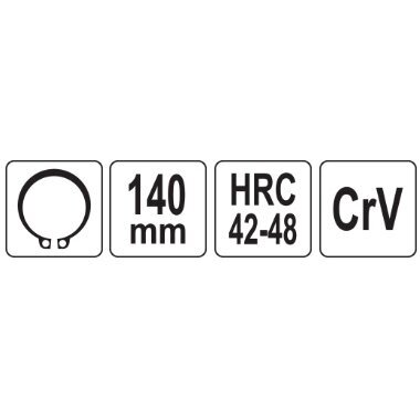 Replės žiedams tiesios 140mm. 2