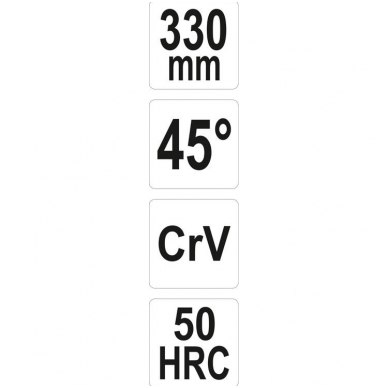 Replės ilgos lenktos - 45° - Dvigubu šarnyru- 330 mm 3