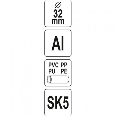 Replės plastikiniams vamzdžiams iki 32mm. 2