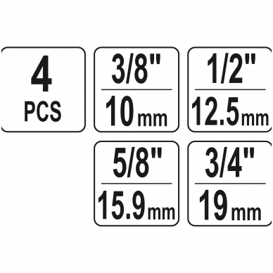 Rinkinys kondicionieriaus šlangelėms - 4 vnt. 3