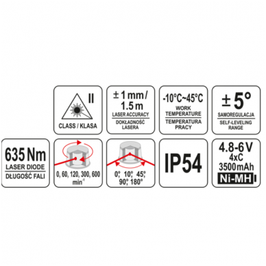 Rotorinis lazerinis nivelyras 6