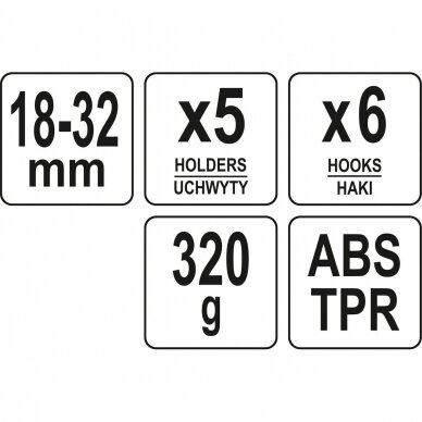 Sieninė kabykla sodo ir buities įrankiams 3