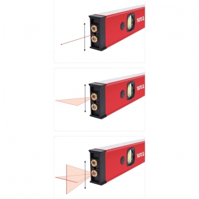 Skaitmeninis gulsčiukas su lazeriu 610mm. 3