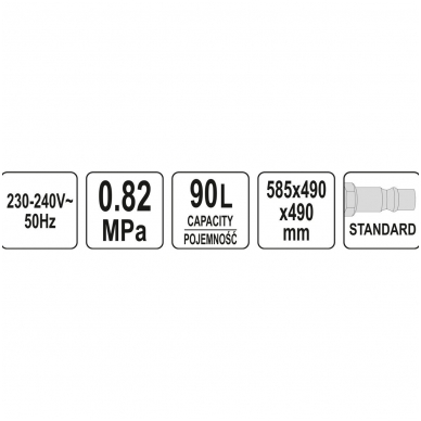 Smėliavimo spinta 585 x 490 x 490mm. 90L 6