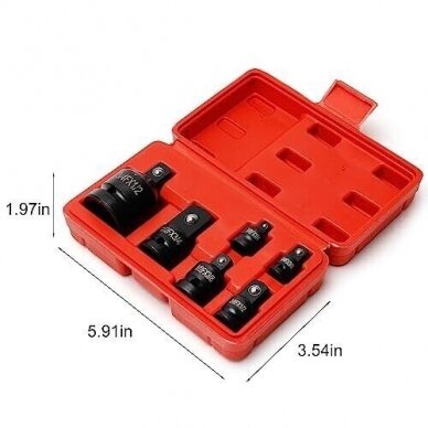 Smūginių adapterių rinkinys 50BV30 6vnt. 5