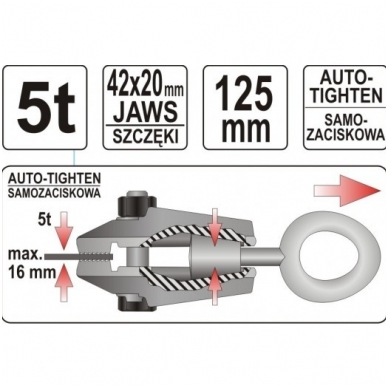 Spaustuvas automobilių kėbulų suvedimui, iki 5 t 1