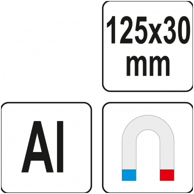 Spaustuvų lūpų apsaugos gumuotos - Aliuminis - 125 mm  2 vnt. 3