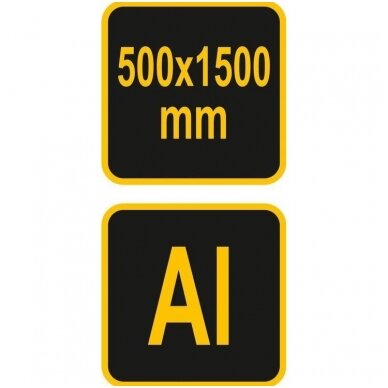 Stovas trikojis aliuminis 0,5m. - 1,5m. 5