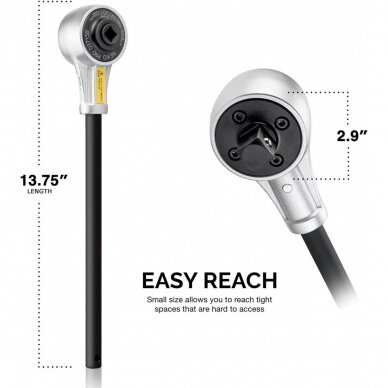 Sukimo momento daugiklis 12.5mm. (1/2") + 20mm. (3/4") 3