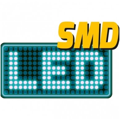 Šviesos diodų lempa - prožektorius su stovu SMD LED 2 x 20W 3600 LM 3