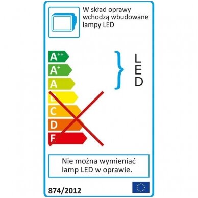 Šviesos diodų lempa - prožektorius su stovu SMD LED 30W 2700 LM 6