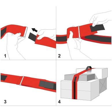 Svorių nešimo diržas - 5X180 cm - 1 vnt. 4
