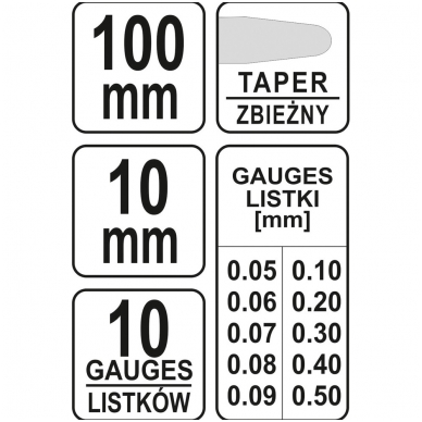 Tarpumačiai 17vnt. 0,05-0,5 mm 2