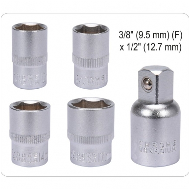 Terkšlė akumuliatorinė smūginė -12.5 mm (1/2")- 12V 2,0AH 45 NM 4